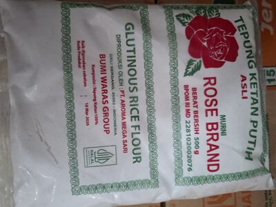 TEPUNG KETAN ROSE 20 X 500 GR foto 2